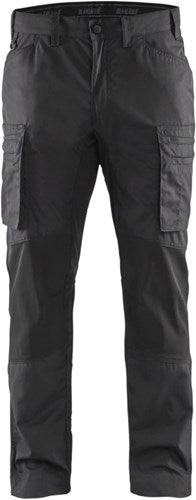 Blåkläder Service Work Trousers with Stretch 14591845 | dark grey black | size 50 - 7330509462768