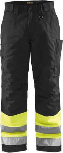 Blåkläder winter work trousers high-vis 18621811 | high vis yellow black | size c46 - 7330509369647