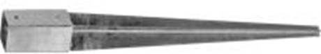 Connex post holder point 71x71x150x750 vvz - hv4275