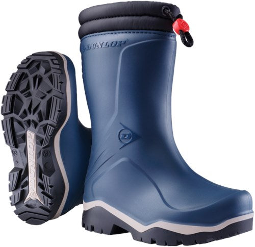 Buataisí leanaí Dunlop k354061 línéadaigh pvc gorm liath dubh - méid 32 - 00.032.004.32