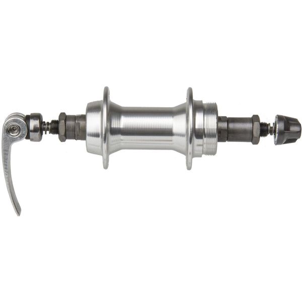 Rear hub aluminum suitable for screw-on cassette - includes quick release, 36 holes