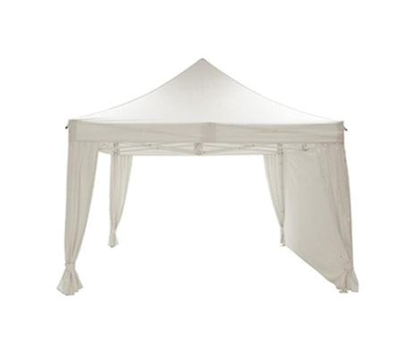 Záhradný altánok ľahký 3x4,5m biely polyester