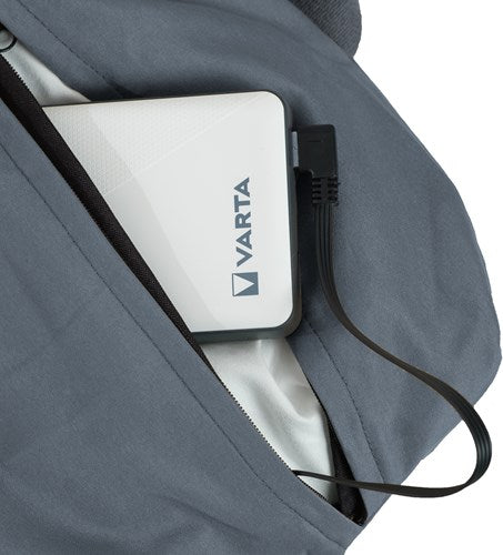 Eurom warmigo gray | heating pad | up to 10 hours of heat | power bank 20,000 mah included | adjustable in 3 positions - 346626