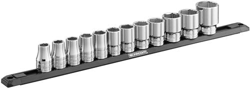 Комплект гнезда Facom ogv® | 1 2” 6-странен | 12 части на релса - s.40egrppb