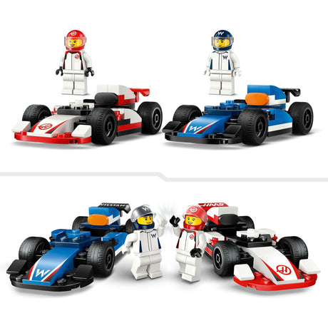 Lego city f1 williams racing a haas f1 pretekárske autá - 60464