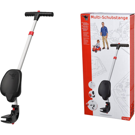 Large multi-push rod telescopic handle