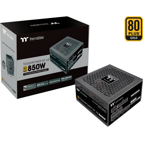 Thermaltake ToughPower GF A3 Gold - TT Premium Edition Modularni 850 W napajalnik (črn, 4x PCIe)