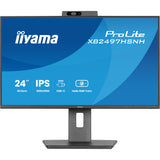 Iiyama prolite xb2497hsnh-b1 23,8 monitor (čierny, HDMI, DisplayPort, LAN, audio, USB-C, webkamera)
