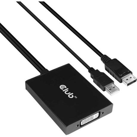 Club 3d displayport a dual link dvi-i aktív adapterhez (fekete, displayport a dual link dvi-i aktív adapterhez)