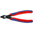 Knipex electronic super Knips 78 81 125 elektronikai fogó (piros kék, csatlakozás rozsdamentes acél szegecssel, huzalbilincs)
