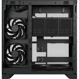 Skriňa Fractal Design Pop 2 Vision Midi Tower (čierna | 1x USB-A | 1x USB-C | tvrdené sklo)