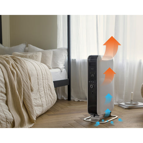 Mill gentle air wifi маслен радиатор oil2000wifi3 черно (бяло черно, 2000w)