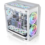 Caixa de torre midi Thermaltake view 51 tg snow argb edition (branca | 4x USB-A | 1x USB-C | RGB | janela)