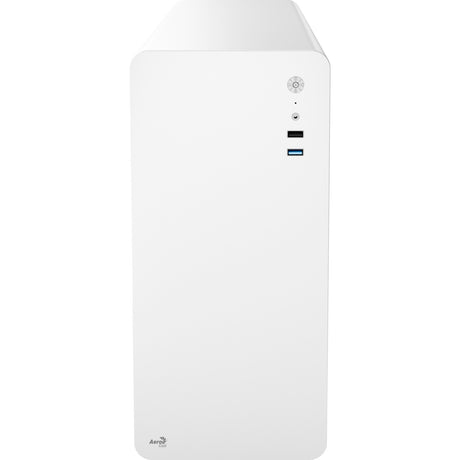 Caixa minitorre Aerocool CS110 (branca | 2x USB-A)