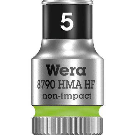 Wera Gürtel a 1 Zyklop Socket Set Socket Wrench (schwaarz, 10-Stéck, mat Haltfunktioun, mat 1 4-Drive)