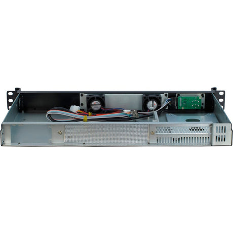Inter-tech 1u k-126l rack housing (black | 2x USB-A)