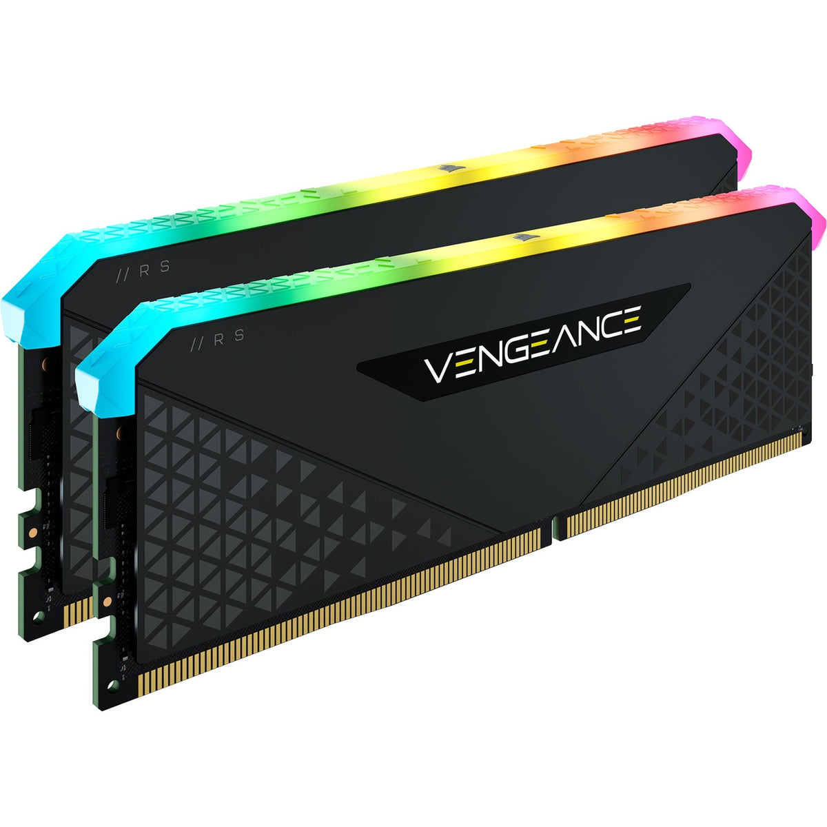 Corsair Vengeance RGB RS 32 GB DDR4-3200 (2x 16 GB) RAM (fekete, cmg32gx4m2e3200c16, xmp 2.0)