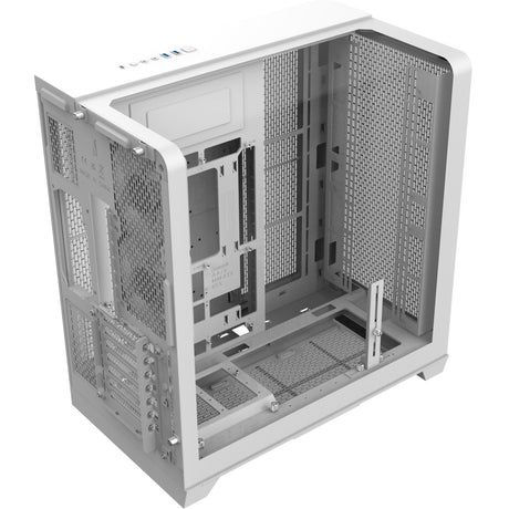 Ohišje Thermaltake view 390 air snow midi tower (belo | 2x USB-A | 1x USB-C | kaljeno steklo)