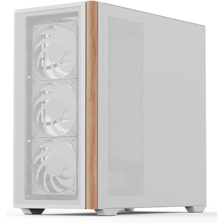 Aerocool b301a Mini Tuermhaus (wäiss | 1x USB-A | 1x USB-C | RGB)