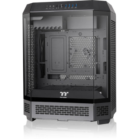 Ohišje Thermaltake the tower 600 midi tower (črno | 4x USB-A | 1x USB-C | kaljeno steklo)