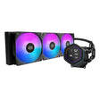 Cooler master masterliquid core nex digital 360 juodo vandens aušinimas (juodas, argb)