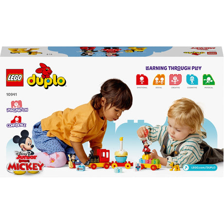Lego duplo disney mickey minnie birthday train, buildable toy for toddlers 10941