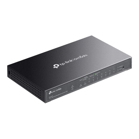 Tp-link omada es210gmp 10 portos gigabites könnyen kezelhető switch (fekete, 8x poe+, 1x gigabit sfp)