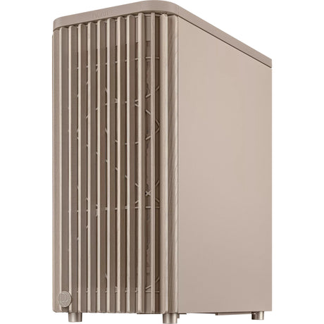 Asus ProArt PA401 Wood Edition - Mesh Panel Mid-Tower Case (Beige Wood Color | 2x USB-A | 1x USB-C)