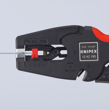 Alicate de decapagem automático Knipex multistrip 10 1242195 (preto vermelho)