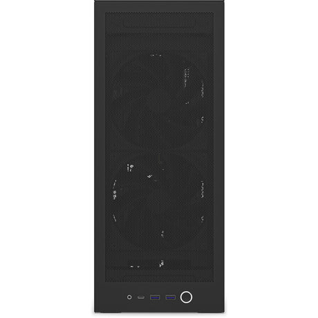 NZXT H2 Flow Mini Tower Case (Black | 2x USB-A | 1x USB-C | Tempered Glass)