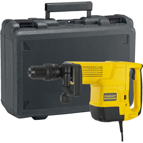 Stanley fatmax 1600w sds-max demolition hammer (yellow black, with case)
