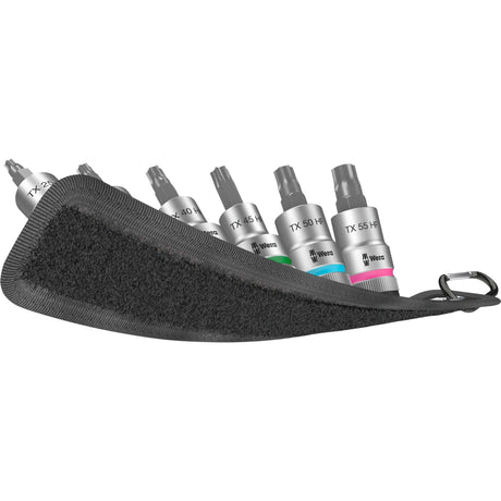 Wera belt c 3 zyklop socket set, 1 2 socket wrench (black, 6-piece, with holding function)