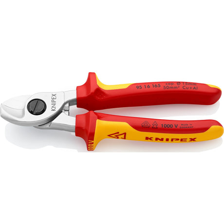 Knipex 95 16 165 kabelkutter vde - profesjonelt og kraftig skjæreverktøy
