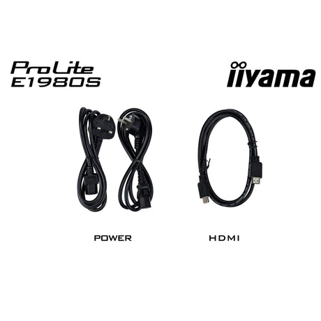 Monitor Iiyama prolite e1980s-b1 19 (čierny, hdmi, zobrazovací port)