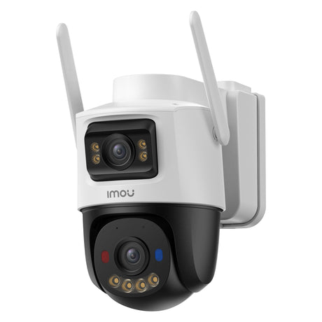 Imou aov dual lens 5mp+5mp outdoor camera (white, 3k, 4G LTE, WiFi 6, solar panel)