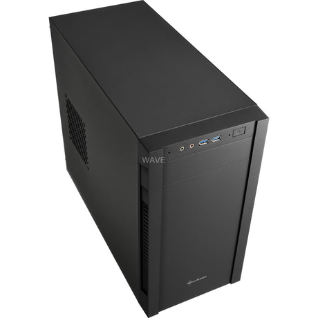 Sharkoon s1000 Midi Tower Gehäuse (schwaarz | 2x USB-A)