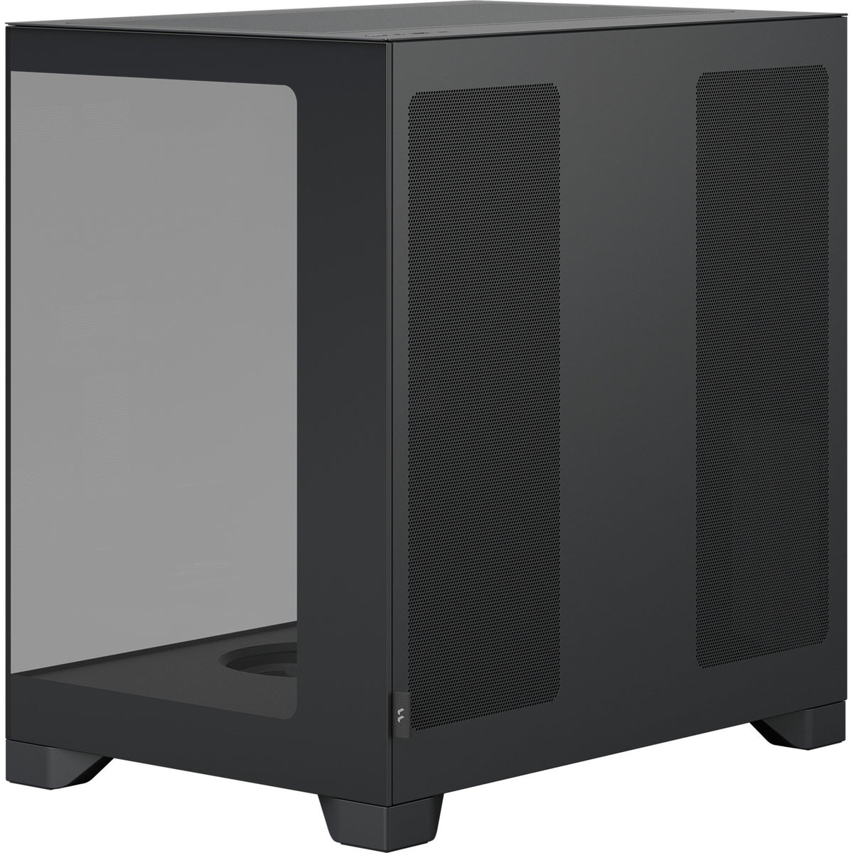 Skriňa Fractal Design Pop 2 Vision Midi Tower (čierna | 1x USB-A | 1x USB-C | tvrdené sklo)