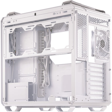 Asus tuf gaming gt502 plus caixa de torre midi (branca | 2x USB-A | 1x USB-C | vidro temperado)