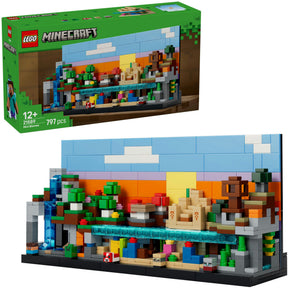 Íosluchtaigh lego minecraft 21589 biomes mion