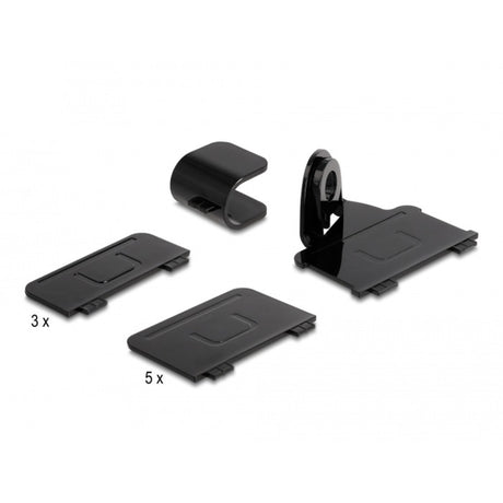 Delock USB nabíjecí stanice s 3 x USB Type-C PD + 3 x USB Type-A (112 W) (šedá černá)