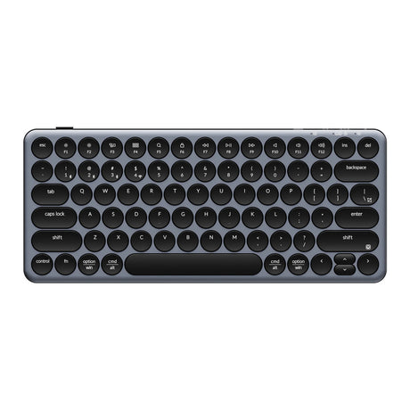 Keychron B3 Pro-K1 Keyboard (Grey, US Layout (QWERTY), Scissor Switches, 75%, ABS Keycaps, 2.4 GHz | Bluetooth | USB)