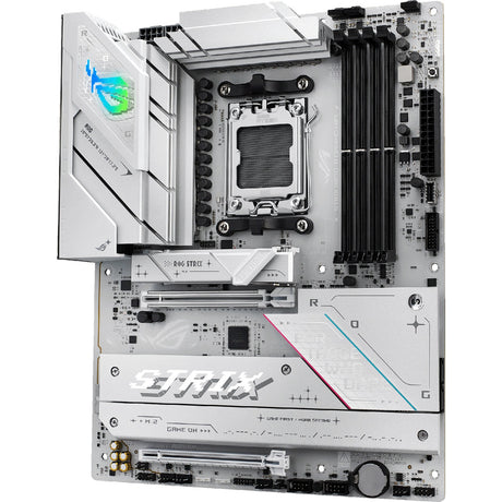 Asus ROG Strix B850-A Gaming Wi-Fi Socket AM5 Motherboard (wäiss, 2.5GB-LAN, Wi-Fi 7, BT, Sound, ATX)