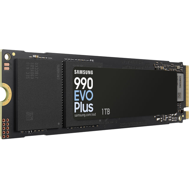 Samsung 990 Evo Plus 1 TB SSD (MZ-V9S1T0BW, PCIe 4.0 x4 5.0 x2, NVMe 2.0, M.2 2280)