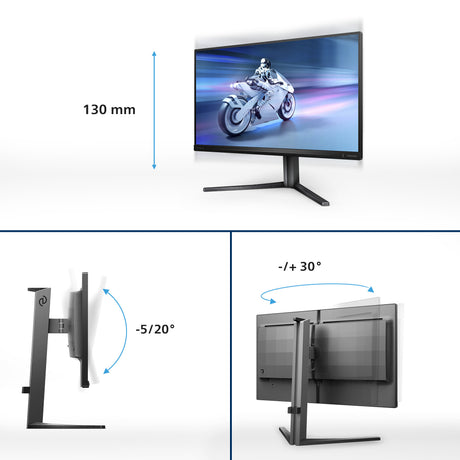 Philips Evnia 25m2n5200u 24.5 gaming monitor (black, HDMI, display port, 390 Hz (OC))