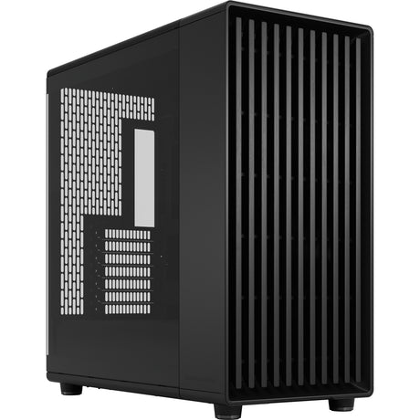 Fractal Design North XL Momentum Edition Midi Tower skriňa (čierna drevená farba | 2x USB-A | 1x USB-C | tvrdené sklo)