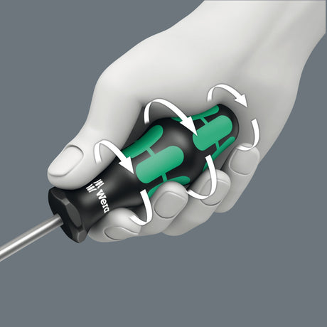 Wera 367 6 Kraftform Plus Screwdriver Set (Black Green, 6-Piece)