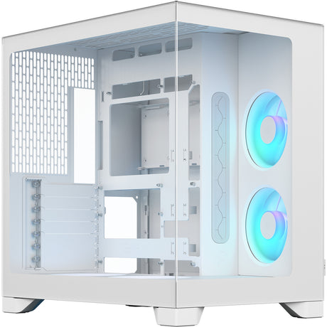 Fractal Design Pop 2 Vision RGB MIDI Tower skriňa (biela | 1x USB-A | 1x USB-C | RGB | tvrdené sklo)