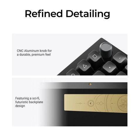 Keychron q5 ultra-m3 8k vezeték nélküli, egyedi mechanikus billentyűzet (fekete, amerikai elrendezés (qwerty), selyem pom banán, 96%, rgb, hot swap, 8k, 2,4 ghz | bluetooth 5.2 | usb-c)