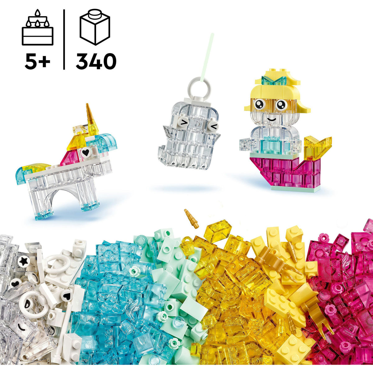 Lego klasická magická priehľadná krabica - 11040