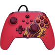 Powera advantage controller with cable for the xbox series x|s - red fire (red, xbox series x|s, xbox one, PC)
